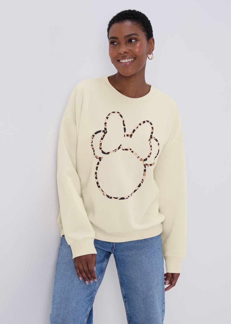 Cream Minnie Mouse Sweatshirt