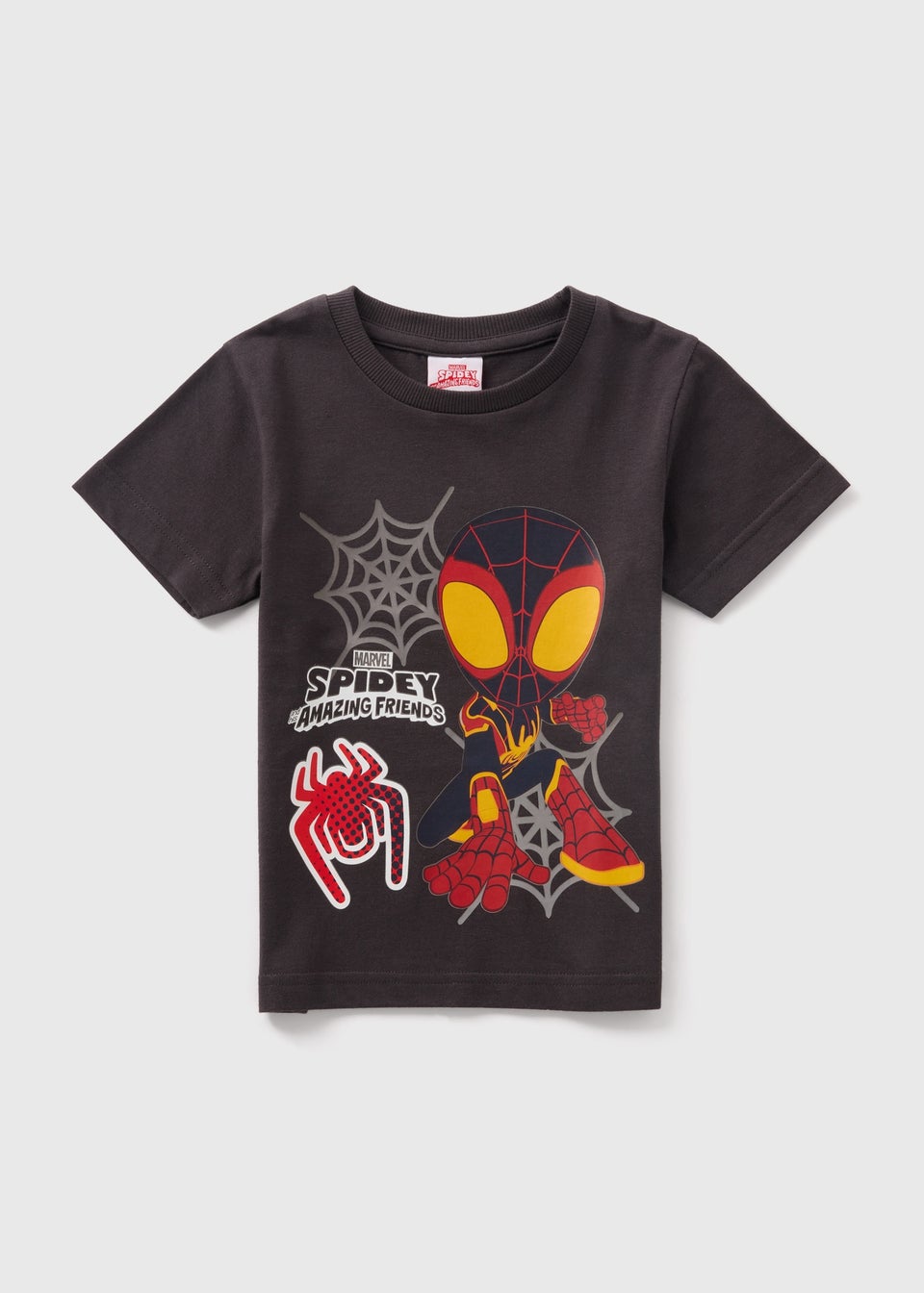 Marvel Kids Black Spidey And His Amazing Friends T-Shirt (1-7yrs)