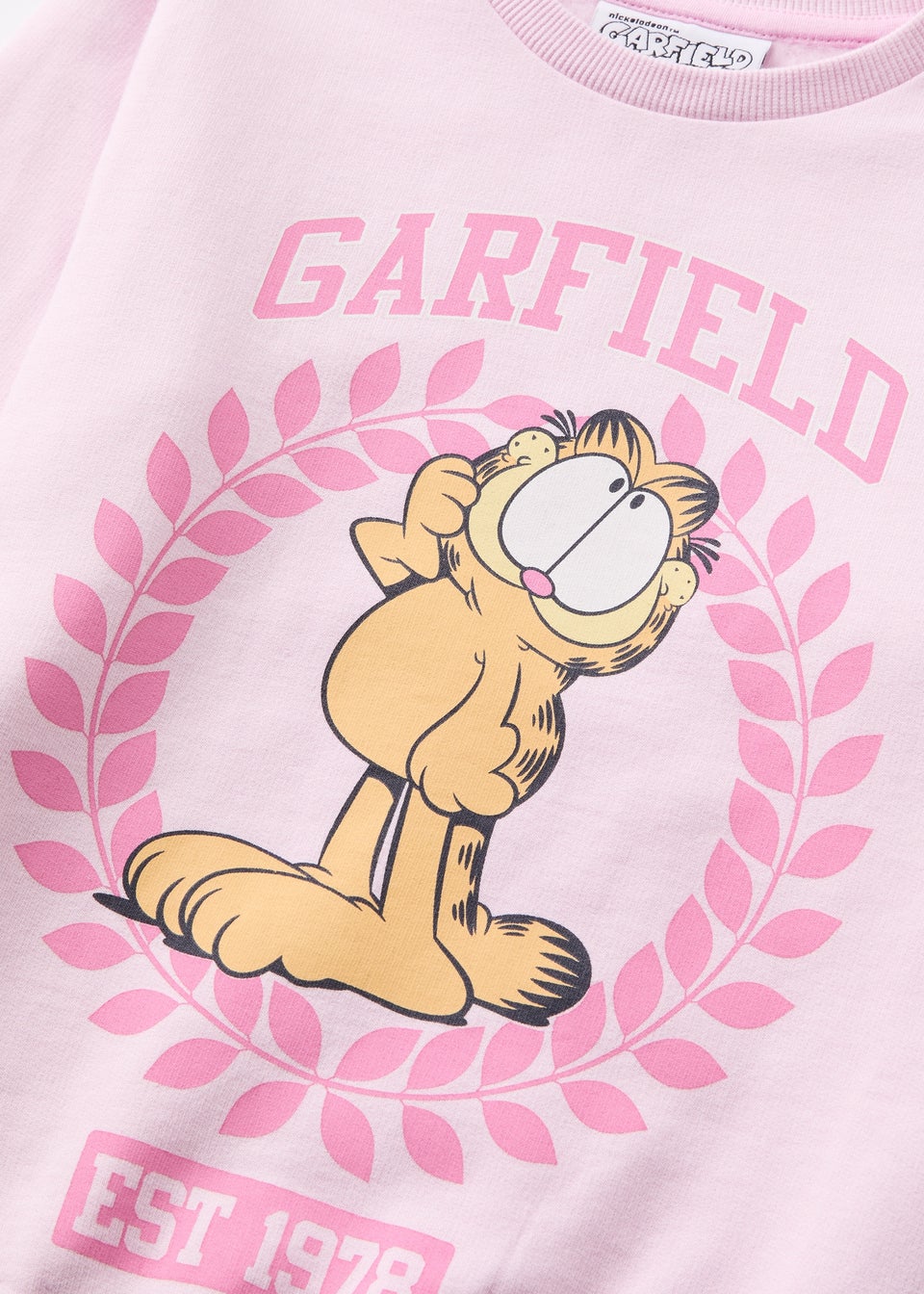 Garfield Kids Pink Sweatshirt (4-12yrs)
