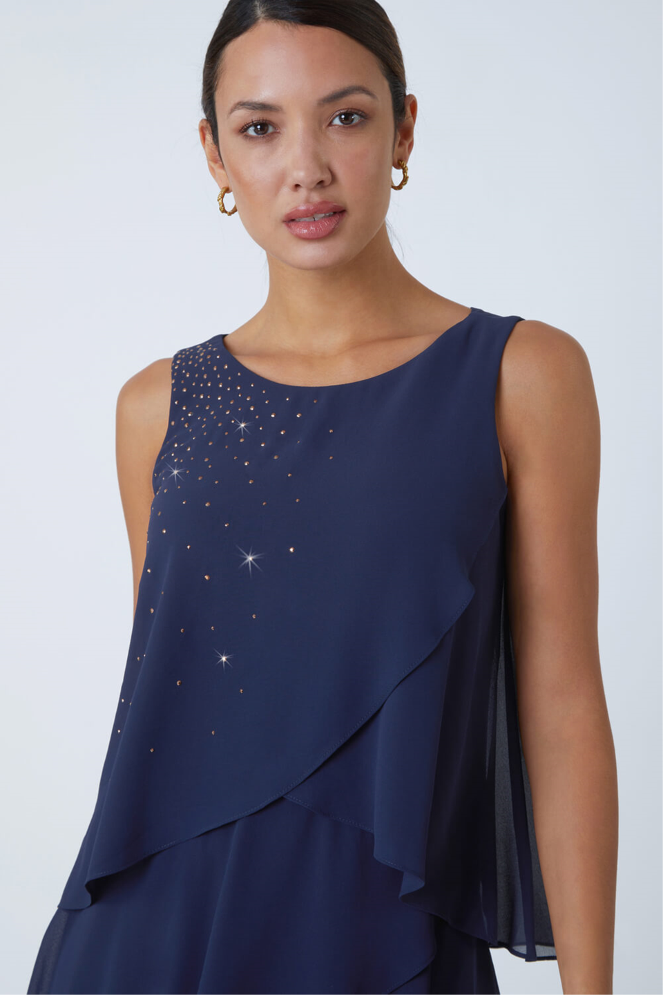 Embellished outlet swing dress