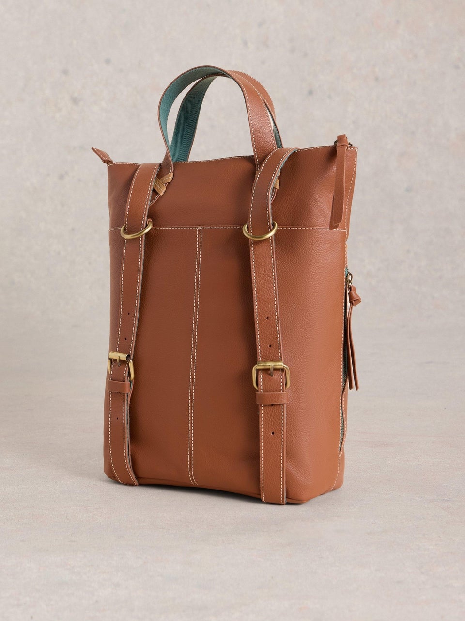 Variable Lederhandtasche und Rucksack
