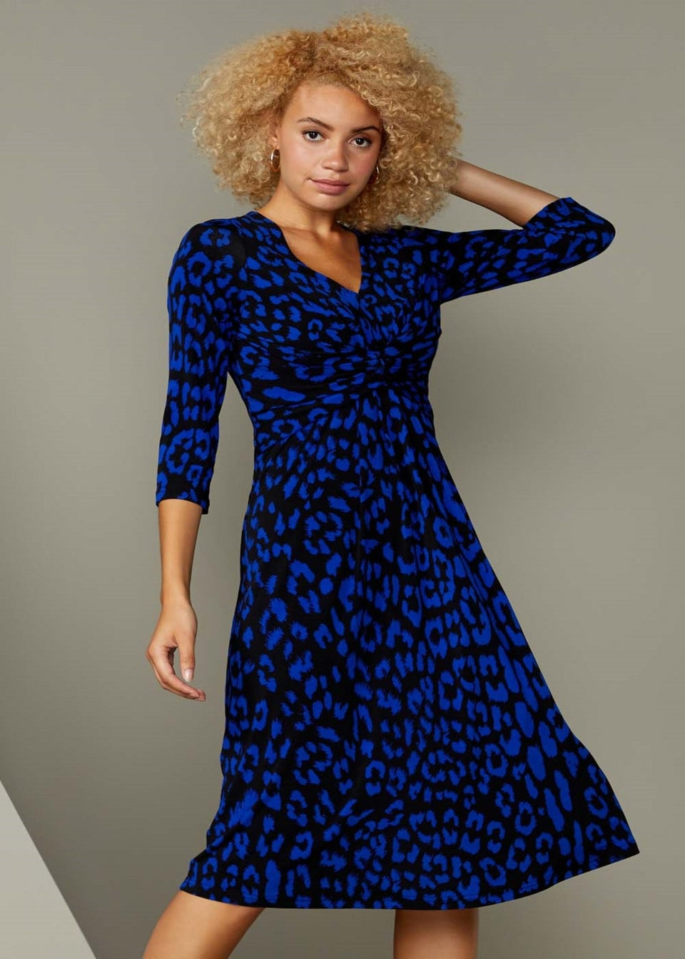 Roman royal blue dress outlet