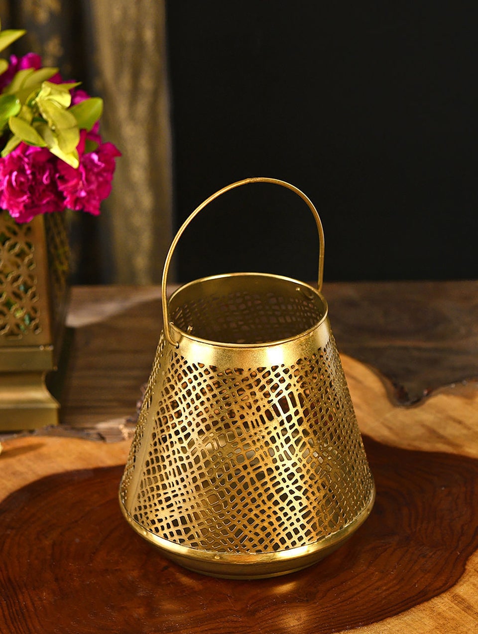 Gold outdoor lantern cheap