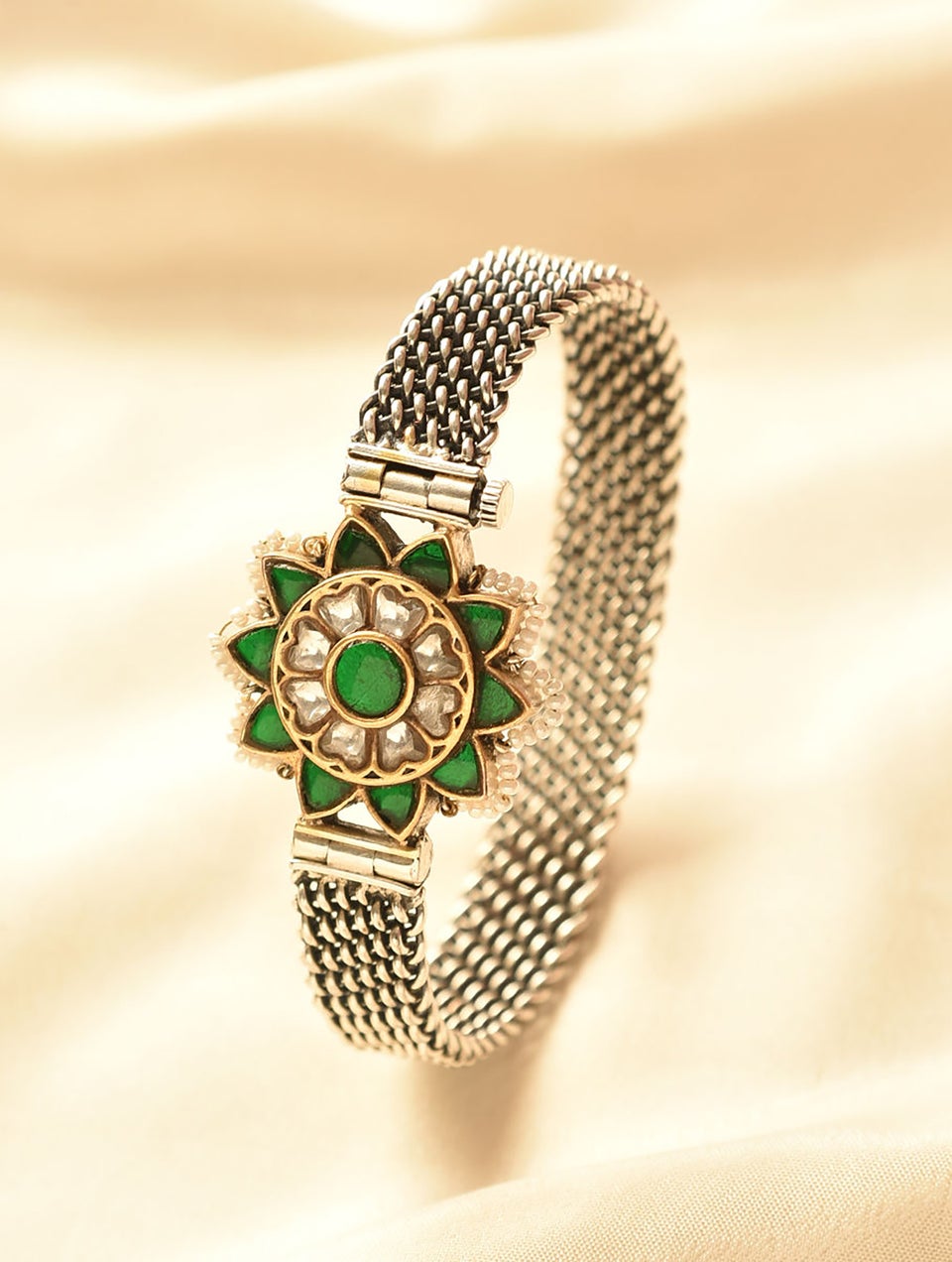Women Silver Cuffs & Bracelet