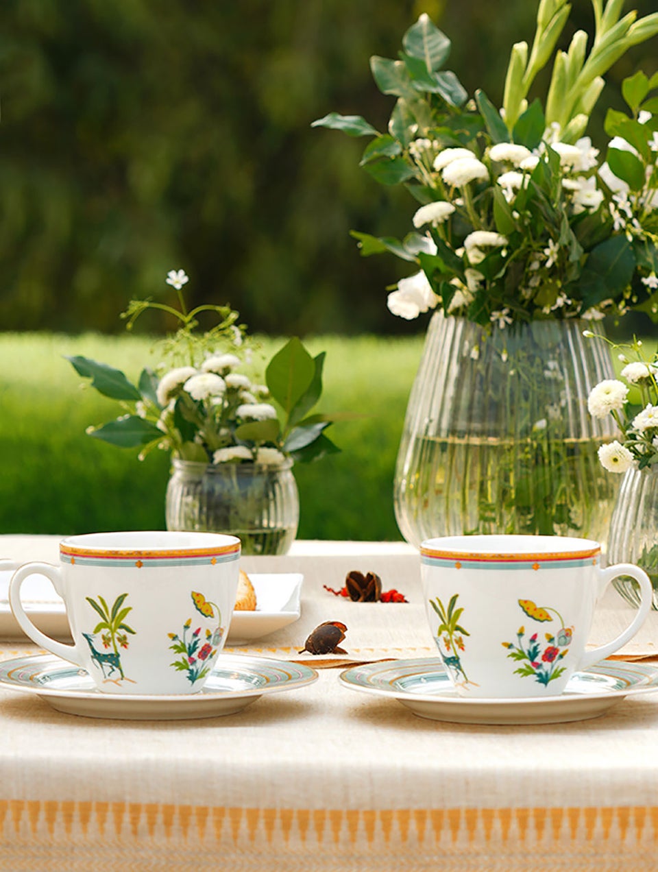 Multicolour Hand Crafted Porcelain Cup