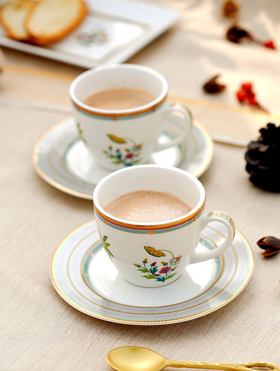 Multicolour Hand Crafted Porcelain Cup