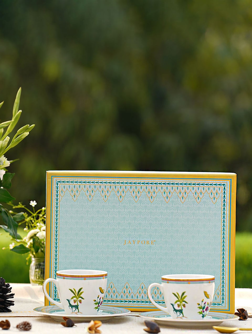 Multicolour Hand Crafted Porcelain Cup