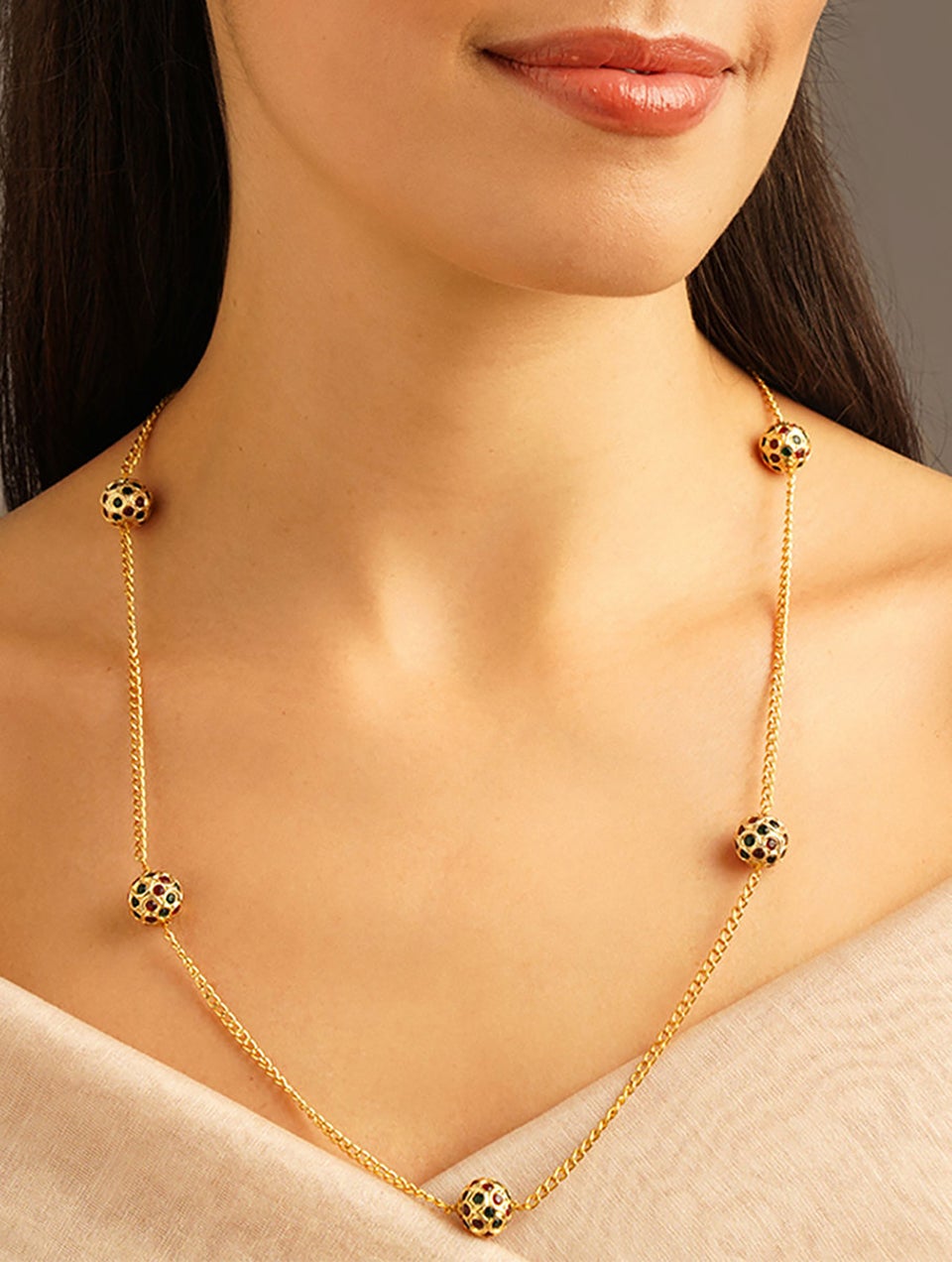 Jaypore jewellery beaded necklace top