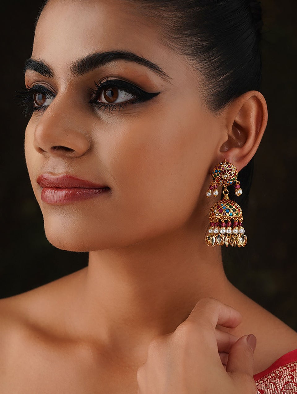Women Gold Earrings