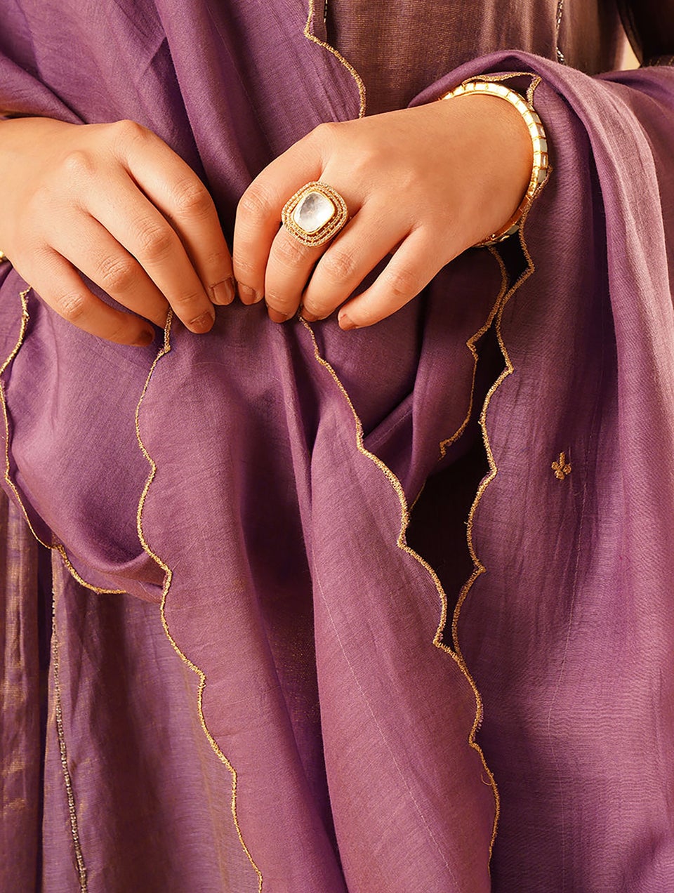 Women Purple Collection Dupatta