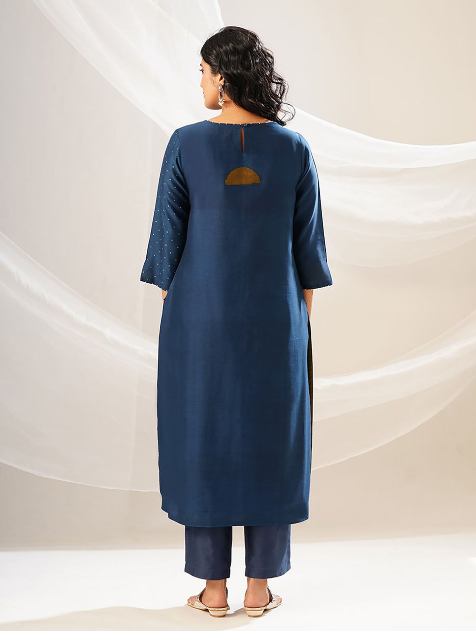 Women Blue Kurta - XS