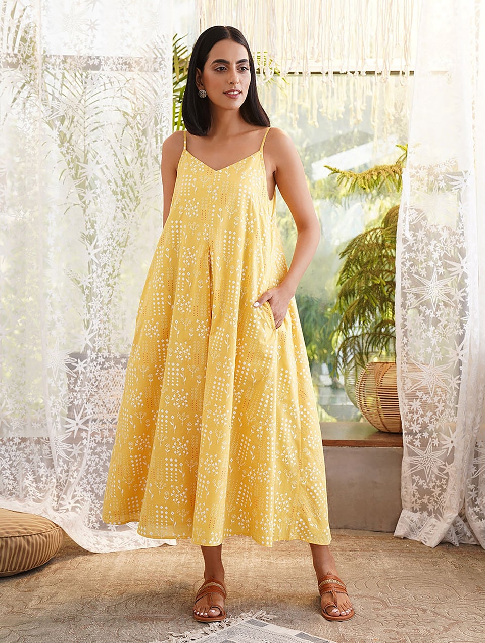 Women Yellow Dresses - XS
