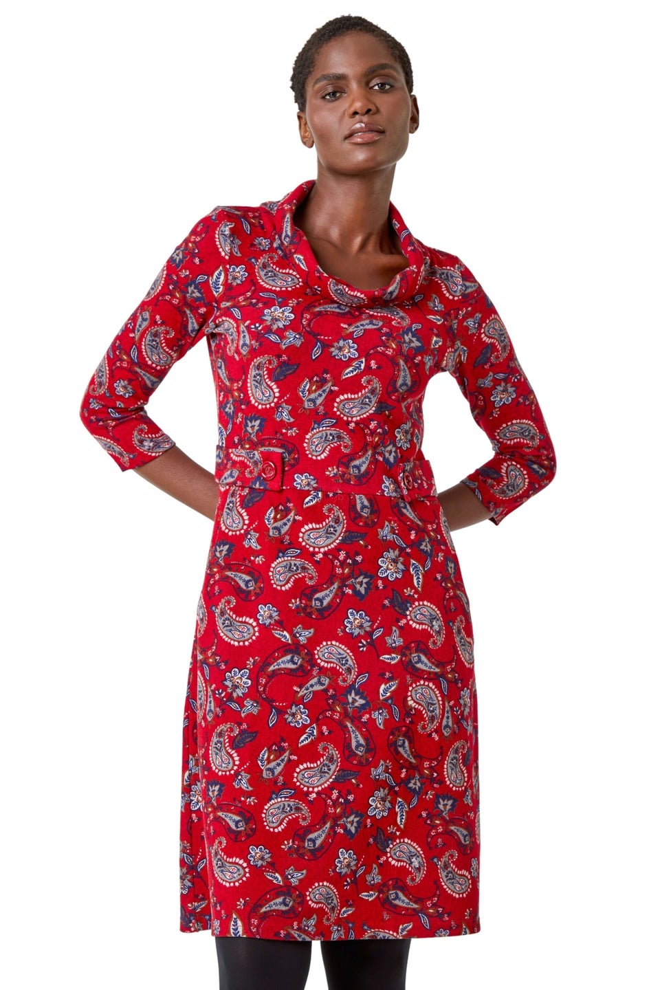 Red dress roman clearance