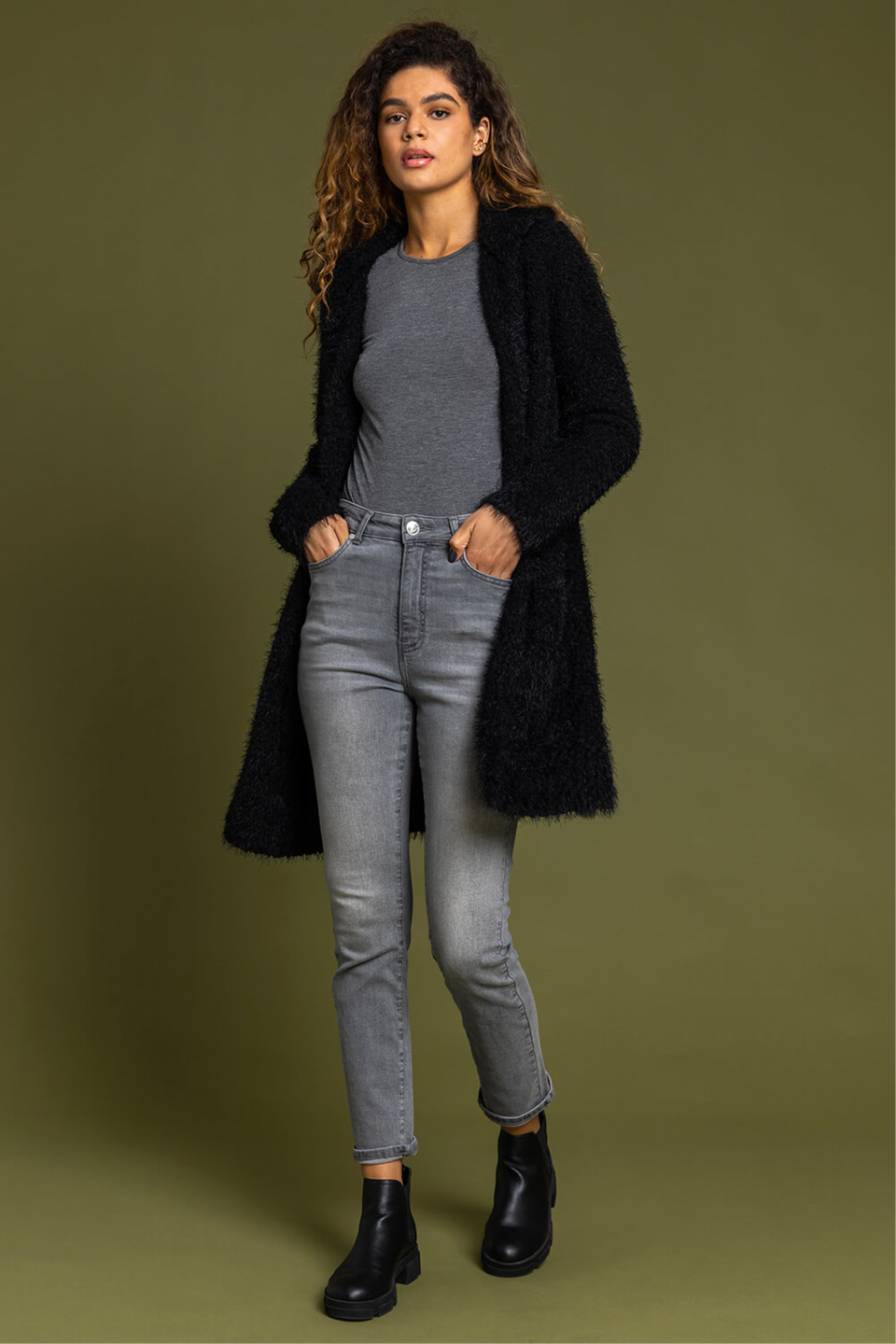 Roman deals black cardigan