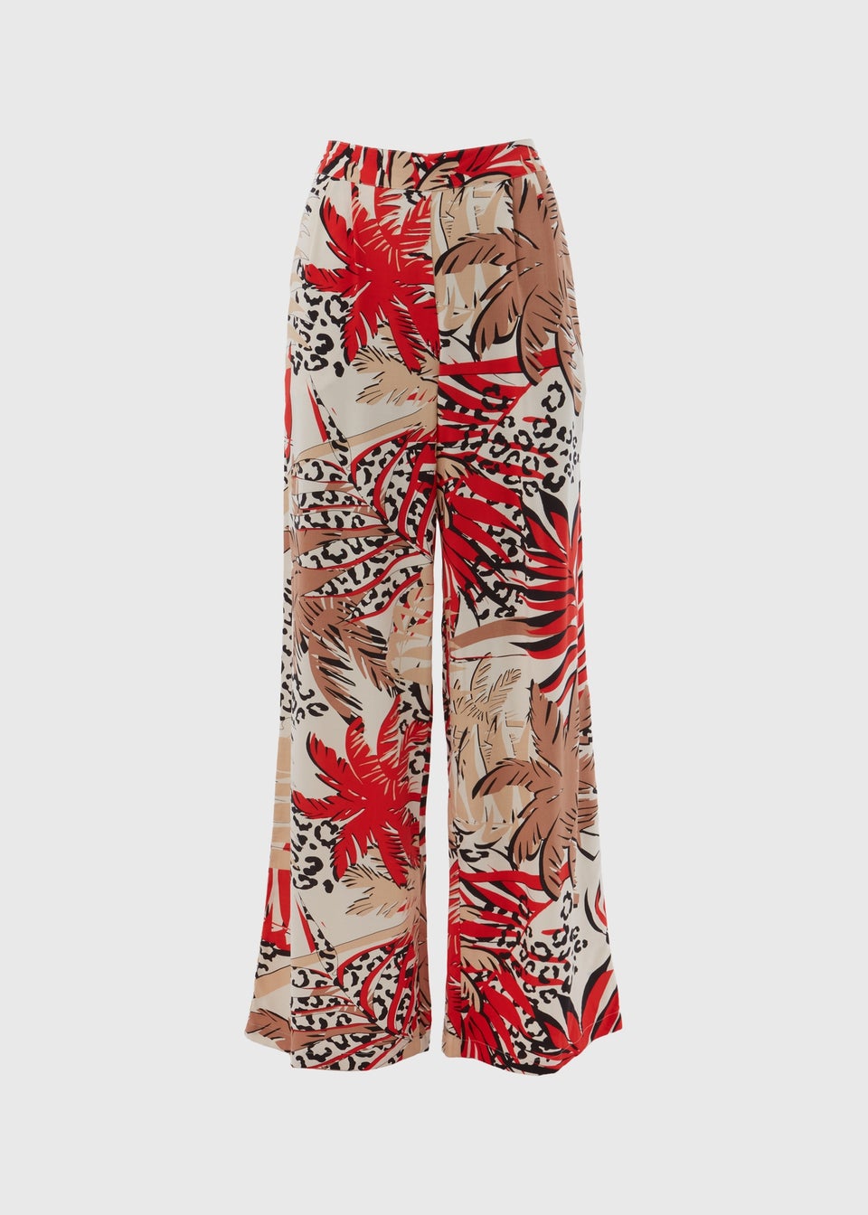 Scarf print wide leg trousers outlet