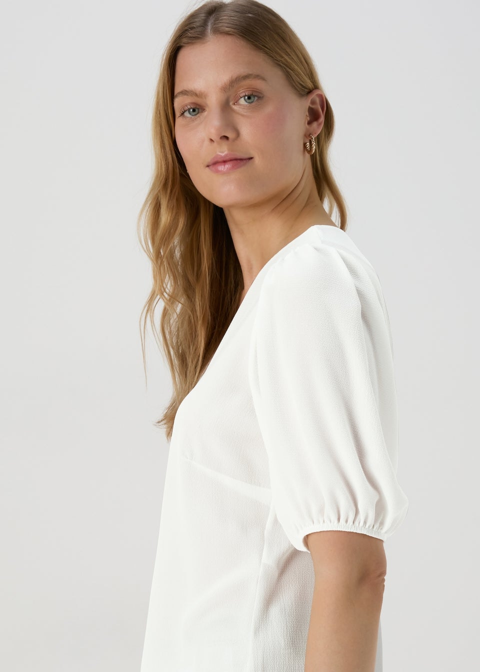 Ivory Blouse Top