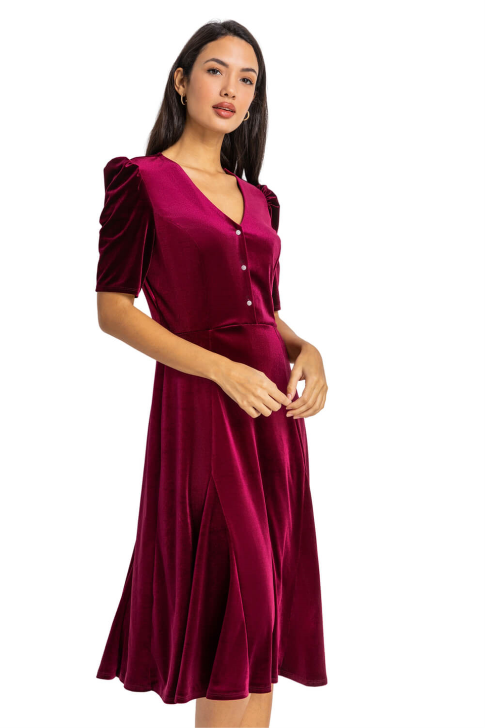 Roman deals velvet dress