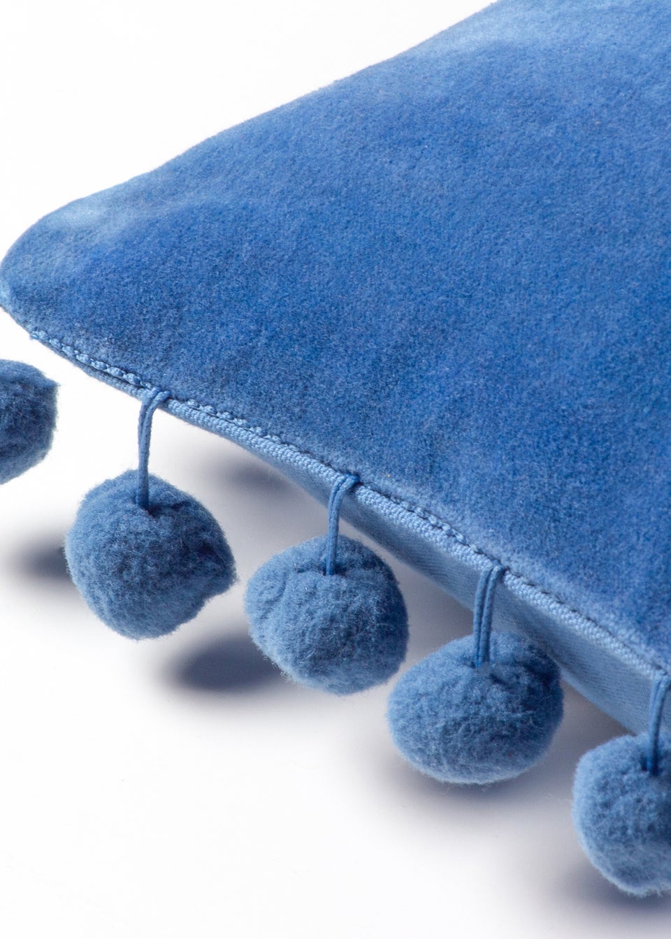 furn. Dora Square Velvet Filled Cushion (45cm x 45cm x 8cm)