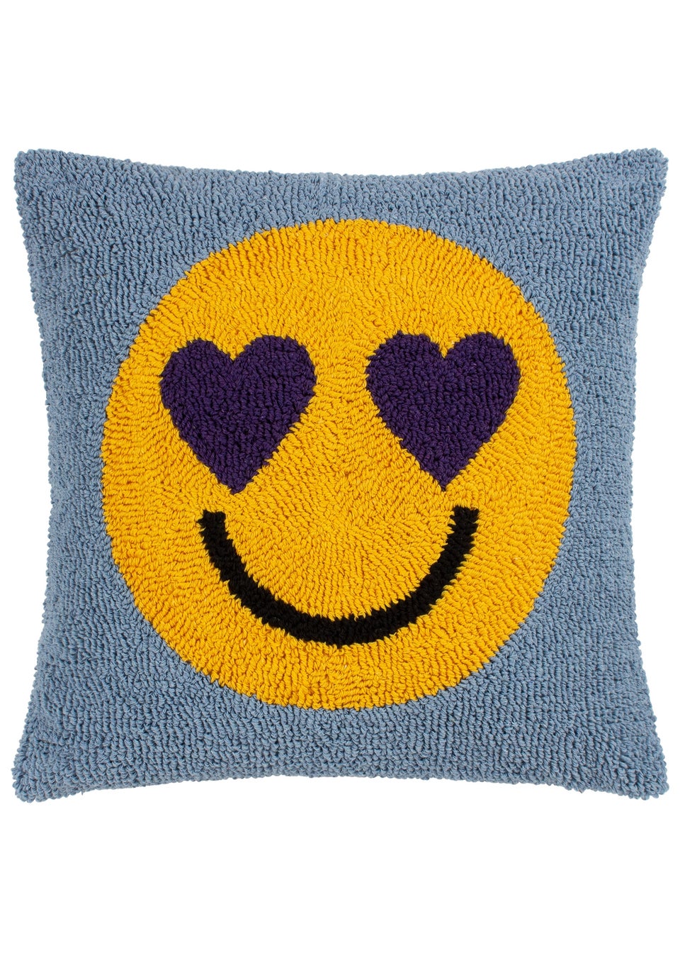 Heya Home Smile Knitted Filled Cushion (45cm x 45cm x 8cm)