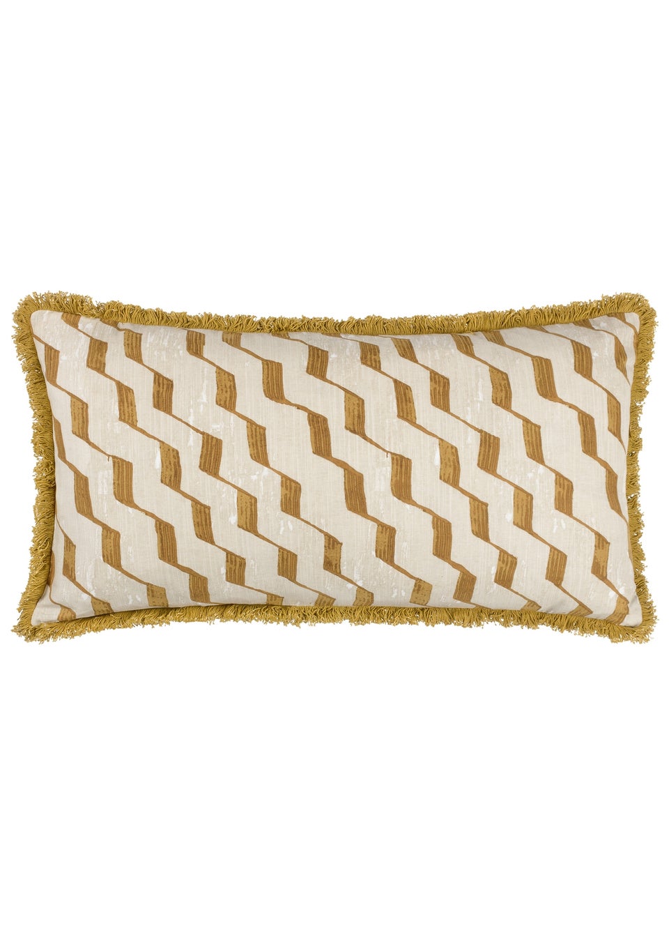 Hoem Zabine Geometric Filled Cushion (30cm x 60cm x 8cm)