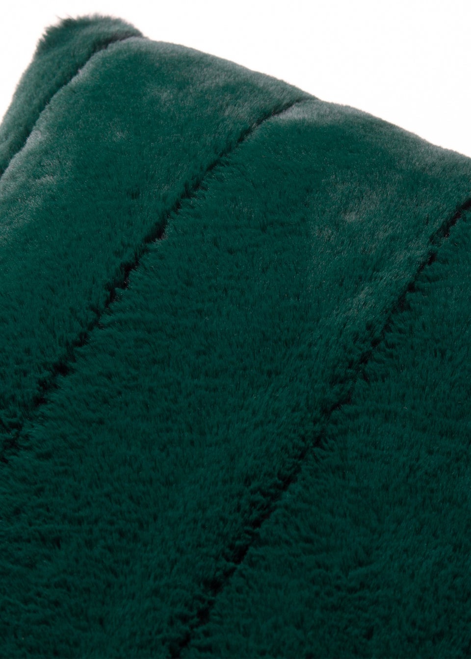 Paoletti Empress Faux Fur Filled Cushion (45cm x 45cm x 8cm)