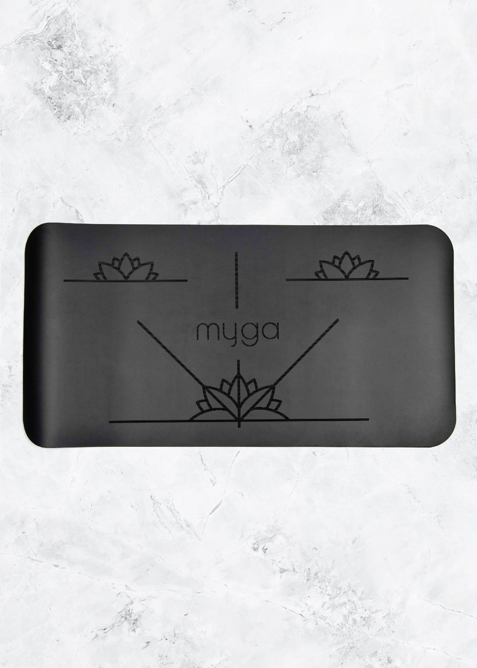 Myga Black Yoga Pad