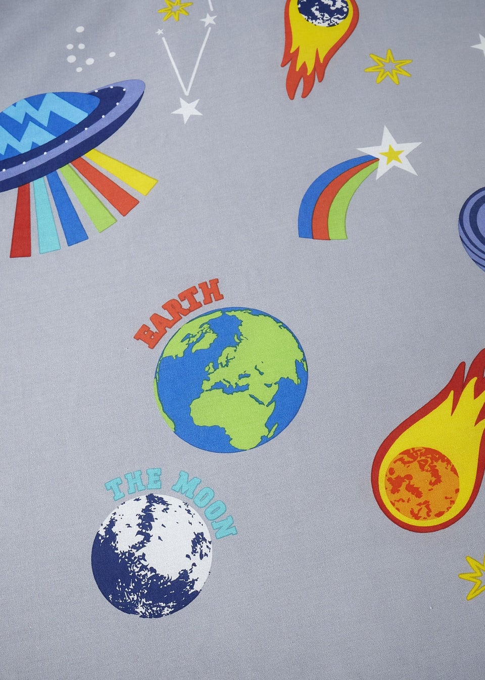 Catherine Lansfield Lost In Space Fitted Sheet