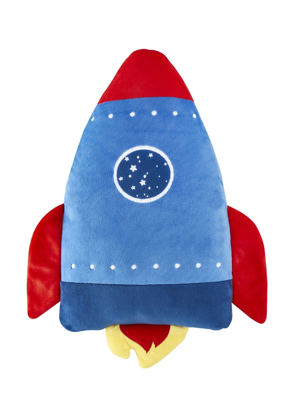 Catherine Lansfield Lost In Space Rocket Shaped Cushion (45x45cm)