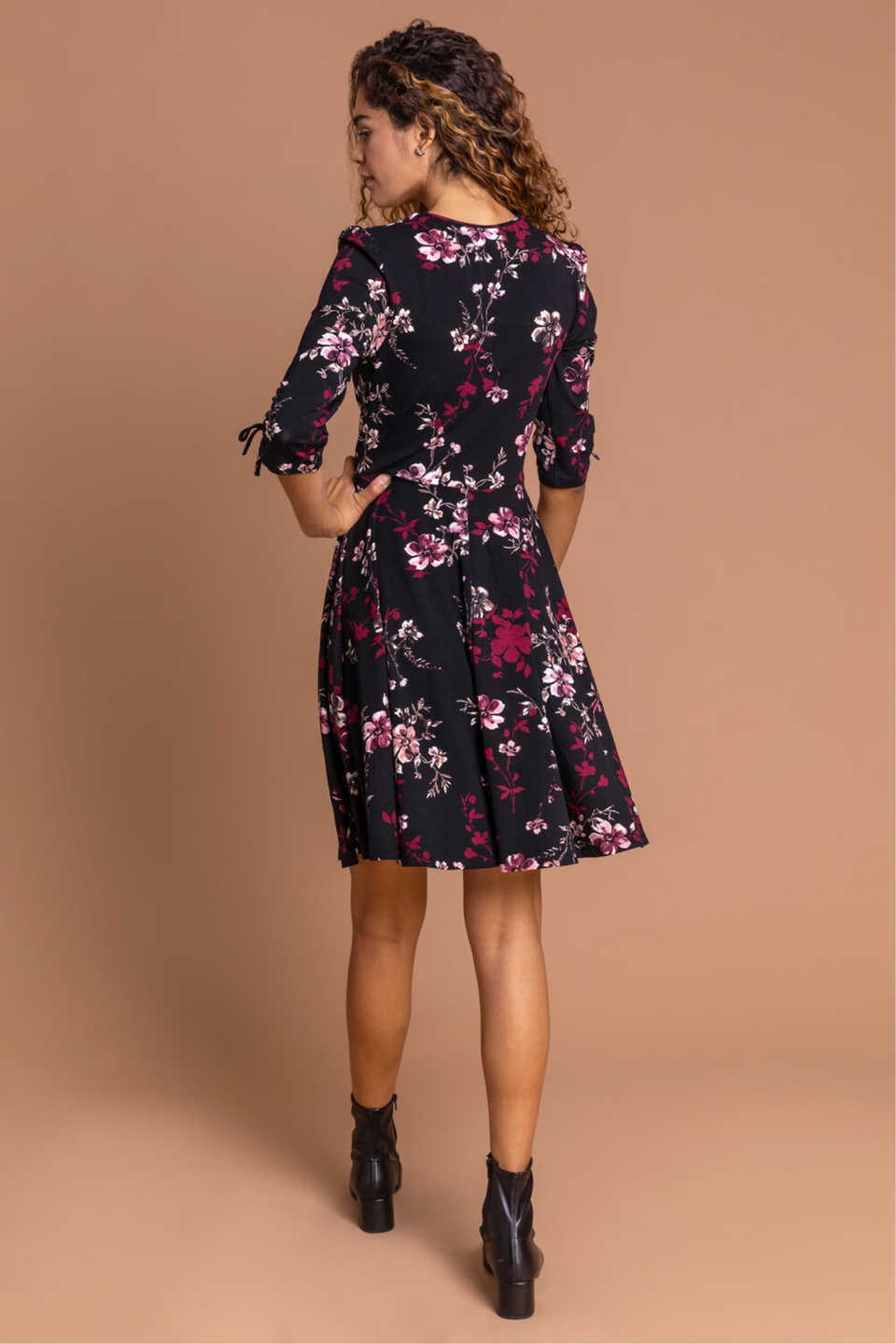Roman floral dress clearance