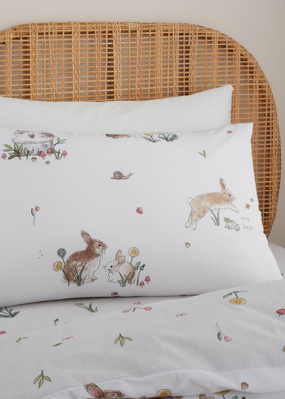 Bianca Fine Linens Bunny Rabbit Friends Cotton Duvet Cover Set