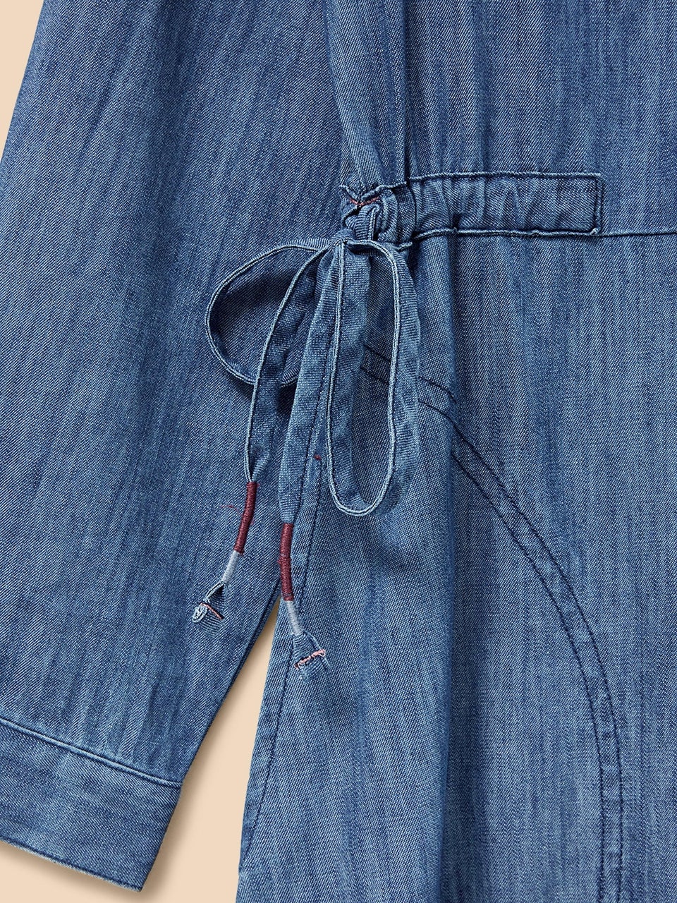 Jade Blusenkleid aus Denim