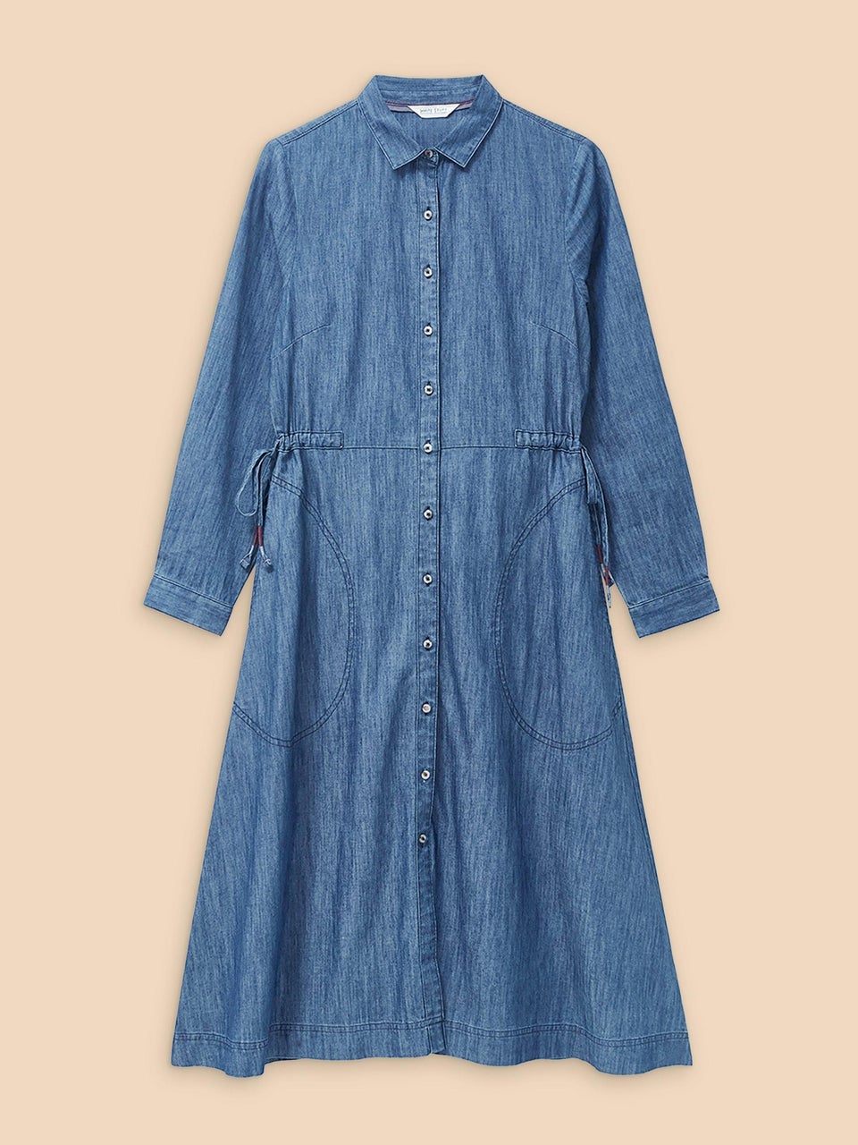 Jade Blusenkleid aus Denim
