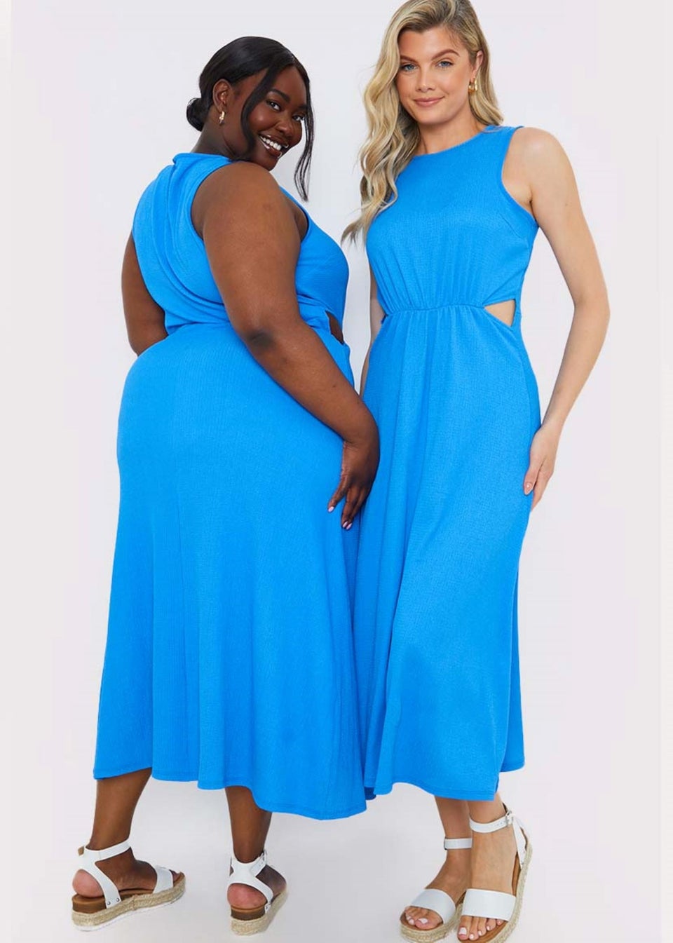 Plus size cut out maxi dress best sale