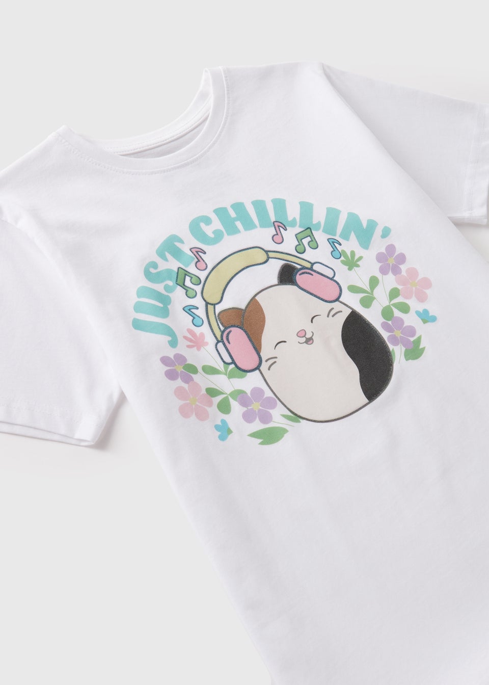 Squishmallow Kids White T-Shirt (5-12yrs)