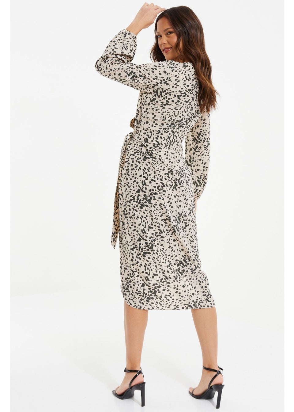 Quiz leopard print new arrivals maxi dress