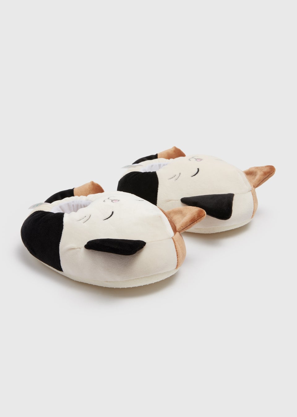 Kids White Squishmallows Cam Slippers (Younger 11-Older 7)