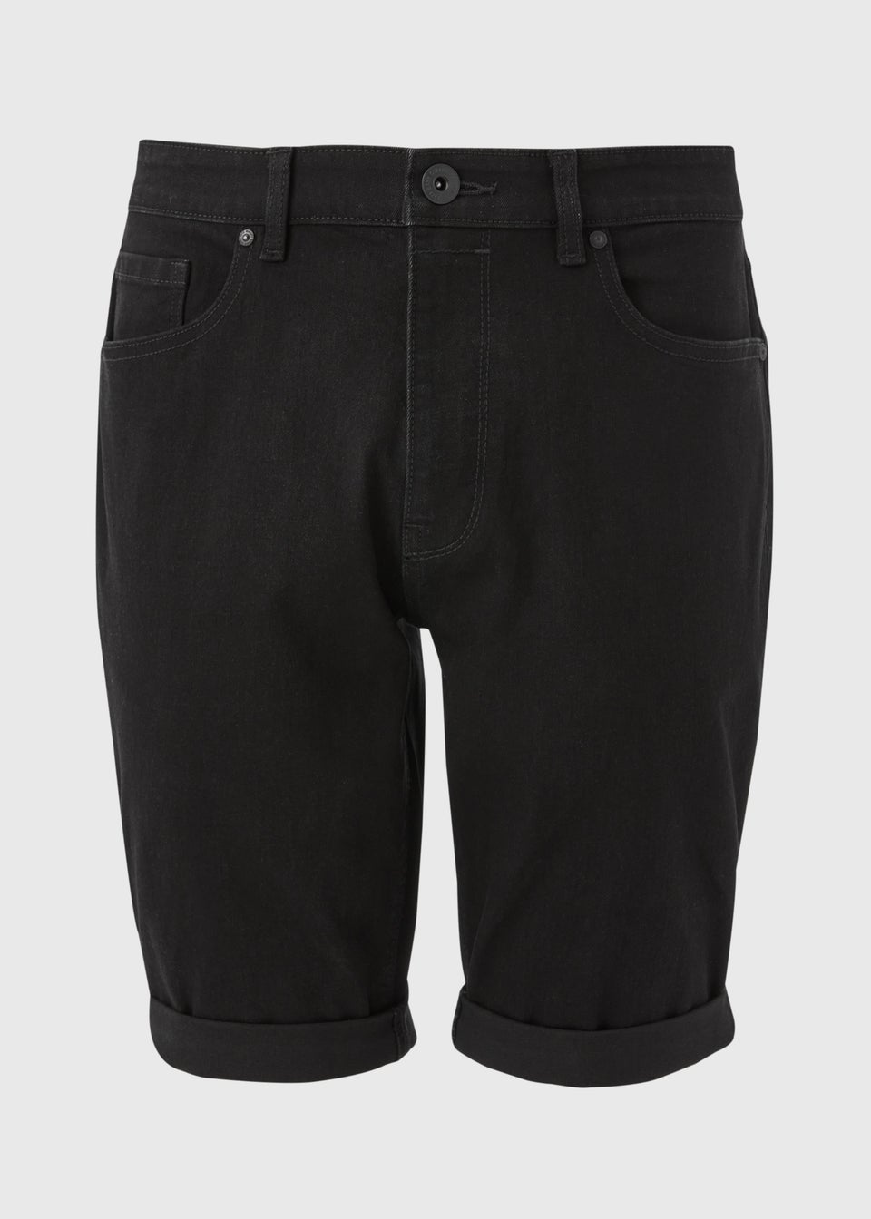 Black denim shorts matalan store