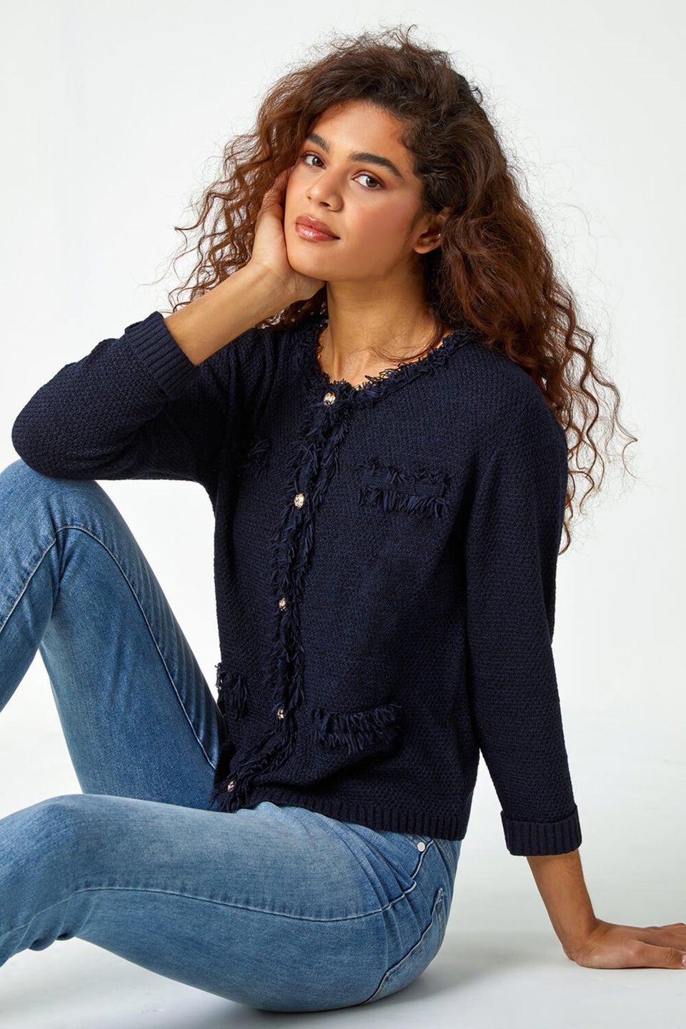 Roman navy jacket store
