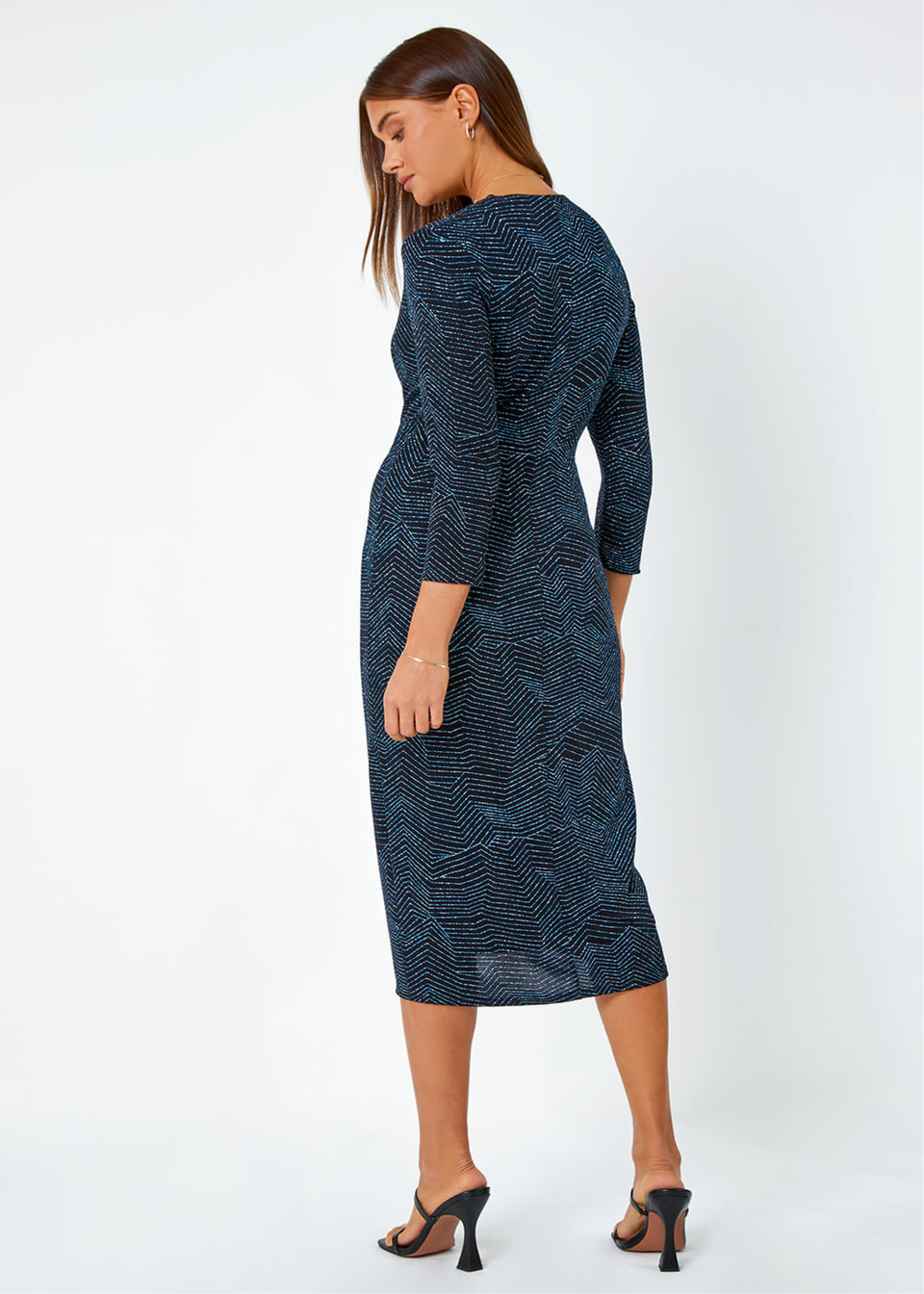 Roman royal blue dress new arrivals