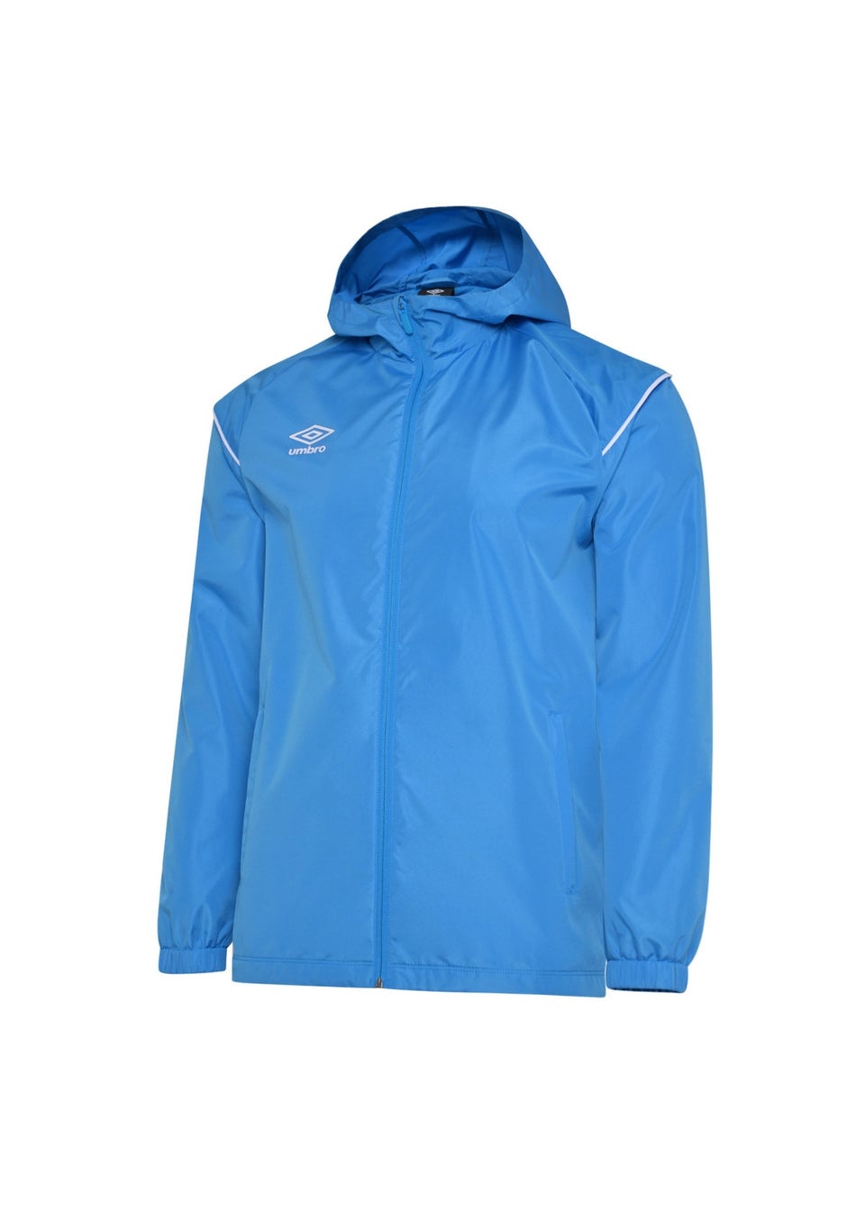 Umbro Kids Sky Blue Hooded Waterproof Jacket (7-13yrs)