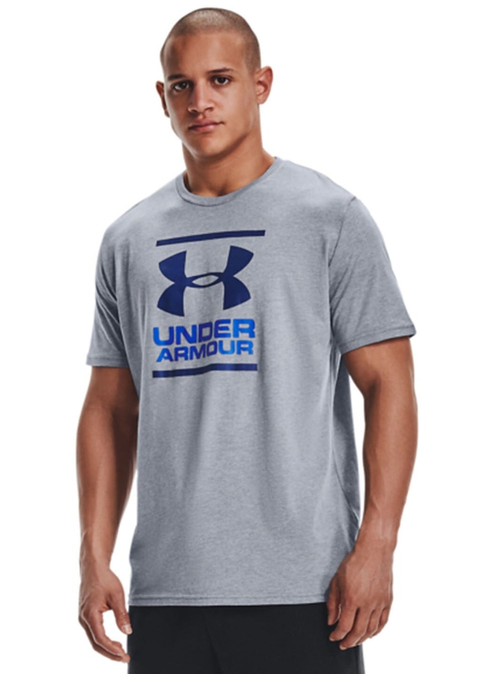 Under Armour Light Grey Foundation Short-Sleeved T-Shirt