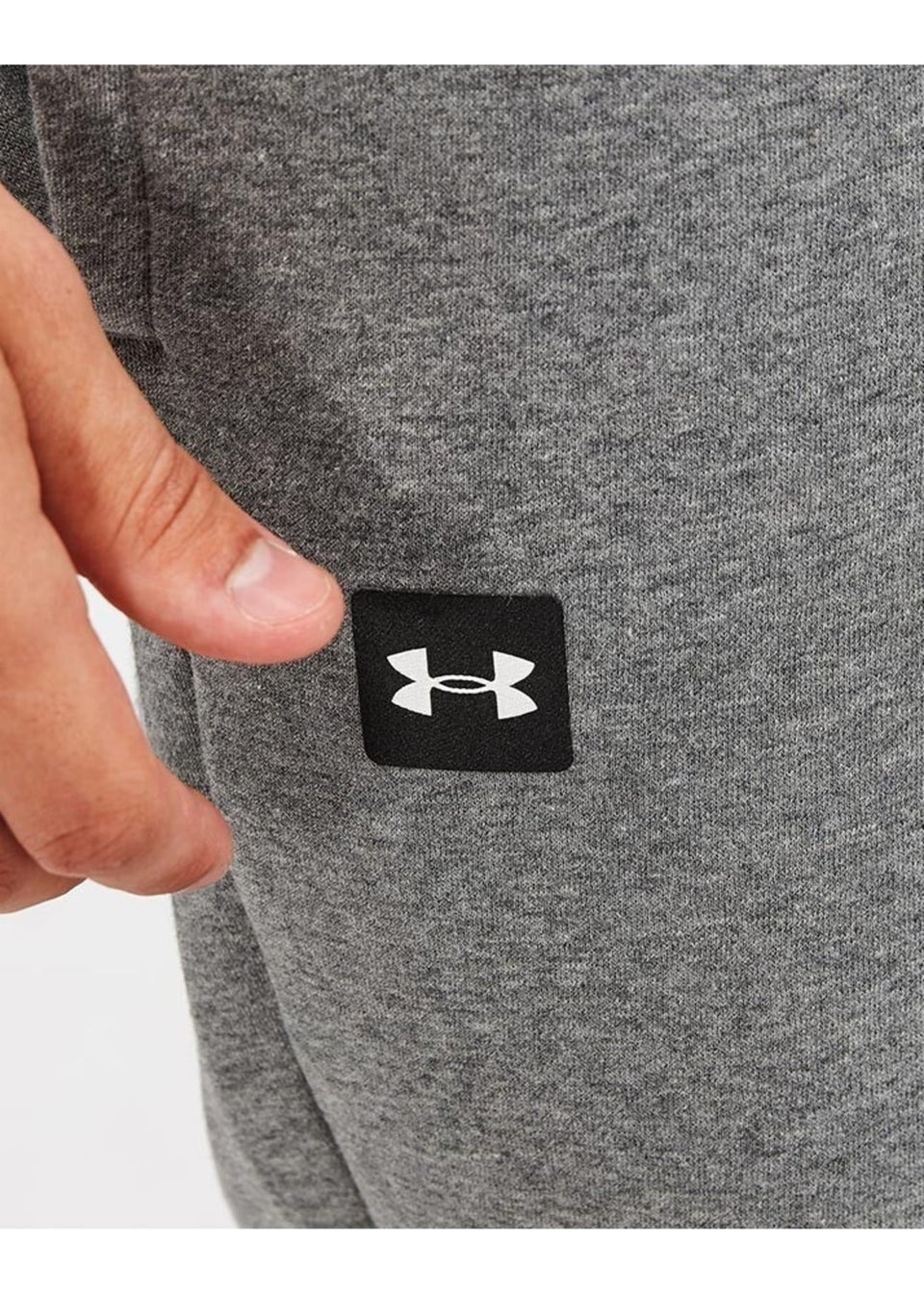 Under Armour Light Grey Rival Jogging Bottoms
