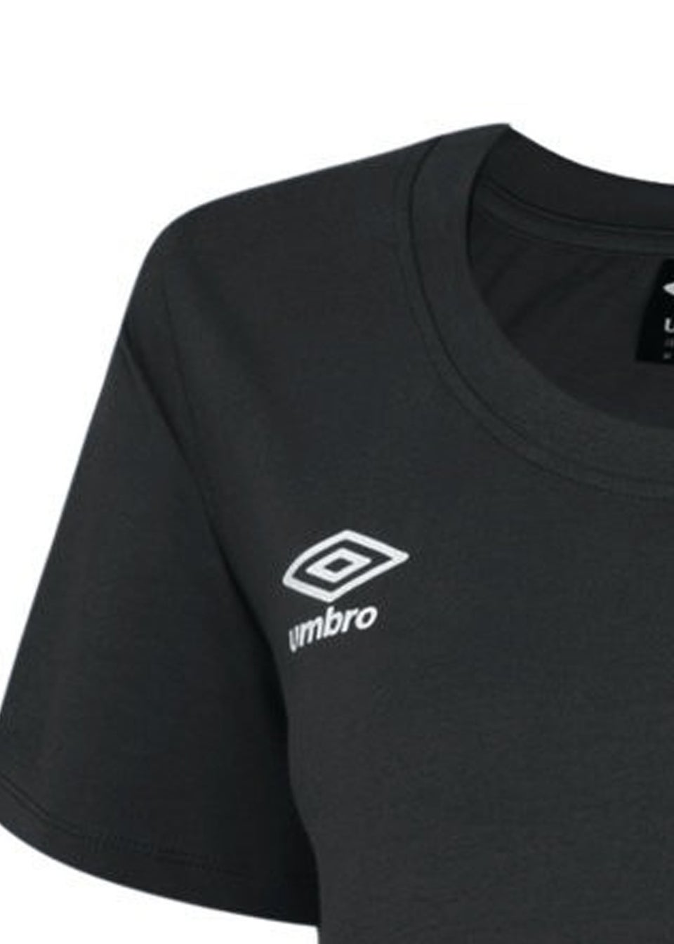 Umbro Black/White Club Leisure T-Shirt