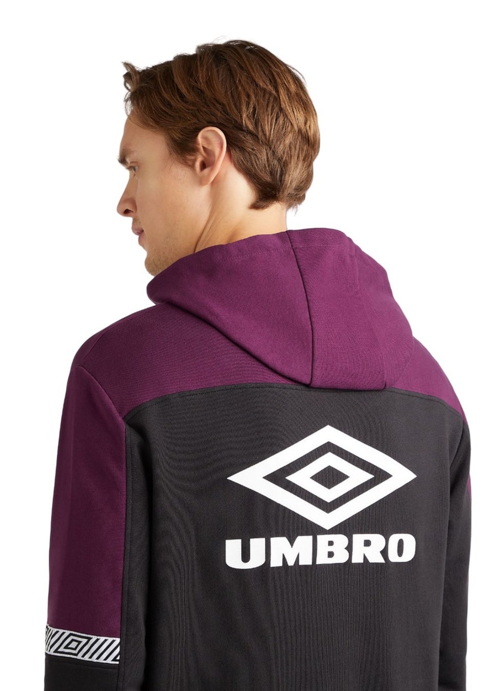 Black umbro hoodie hotsell