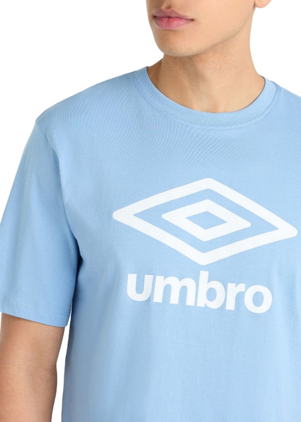 Umbro Sky Blue Core Big Logo T-Shirt