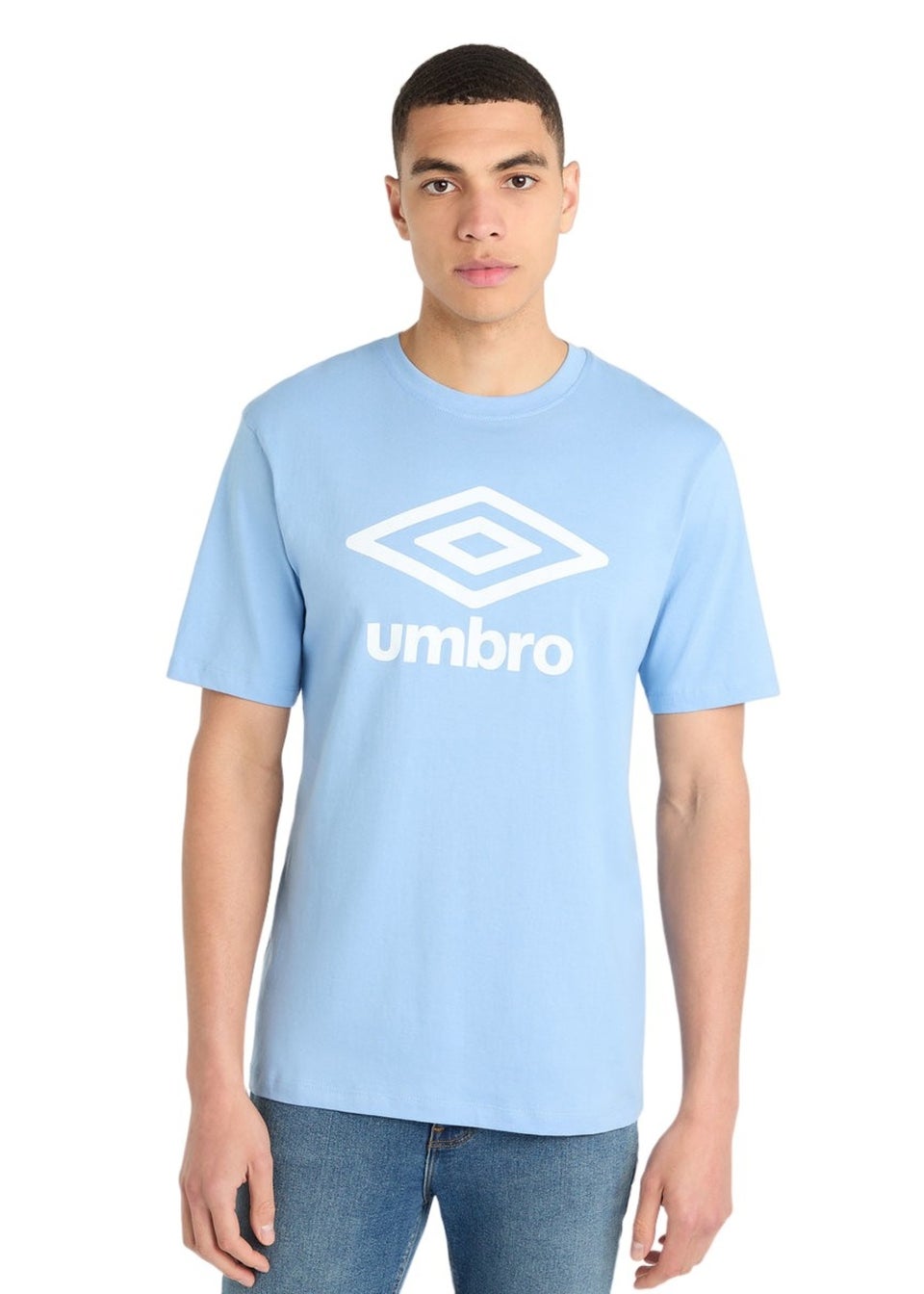 Umbro Sky Blue Core Big Logo T-Shirt
