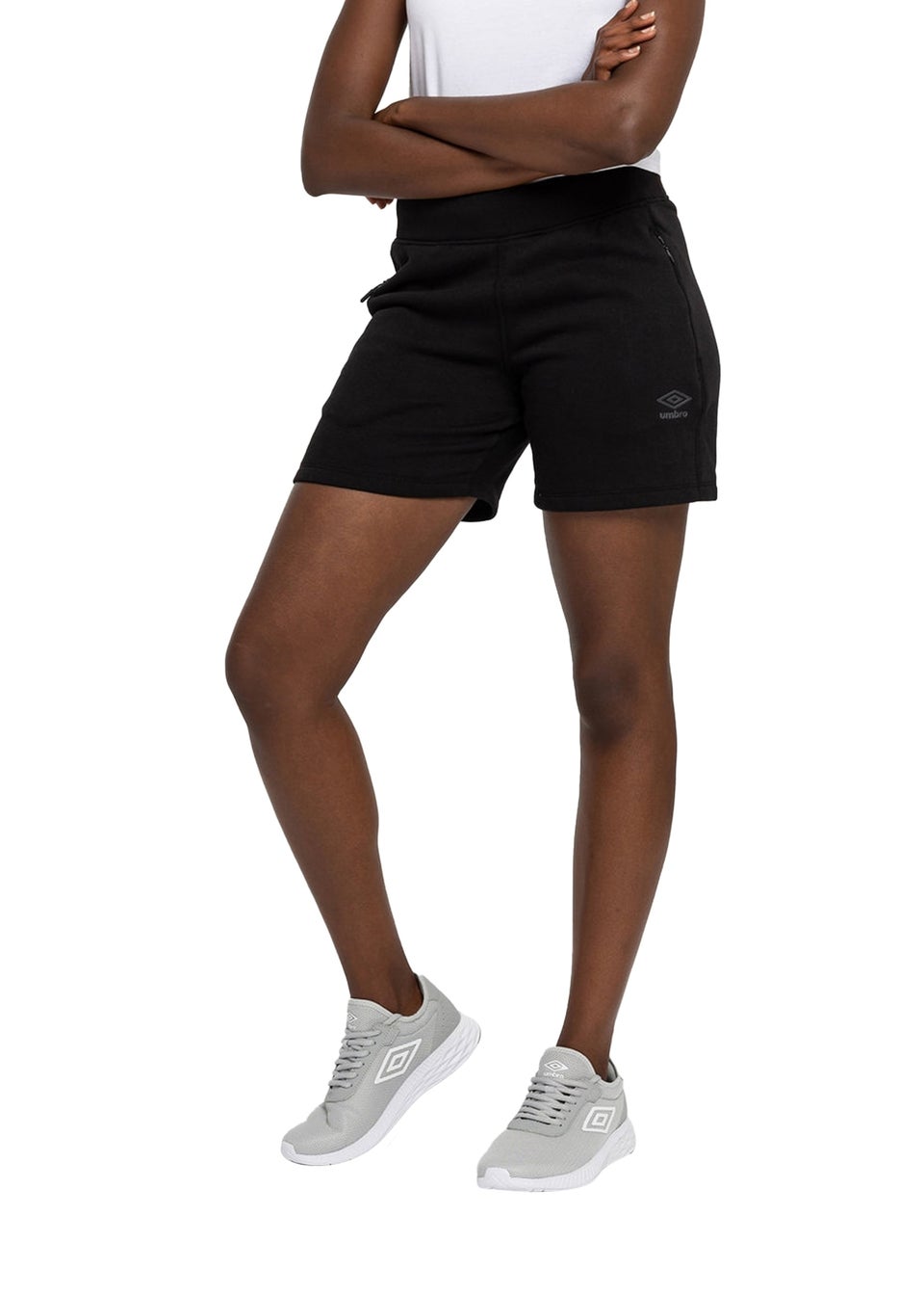 Umbro Black Pro Elite Fleece Shorts