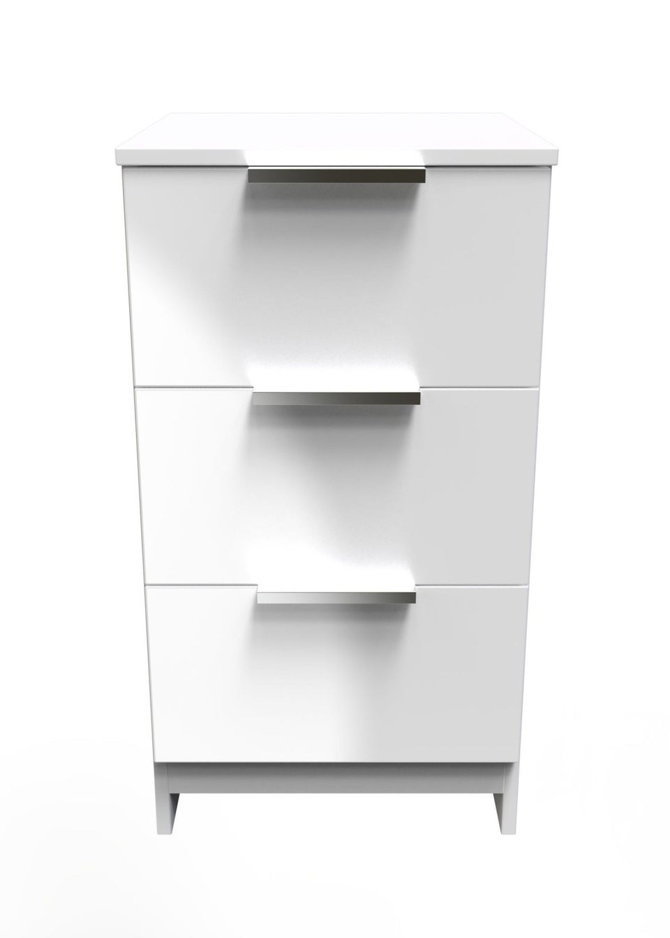 Swift Panama 3 Drawer Bedside Cabinet (69cm x 40cm x 37cm)