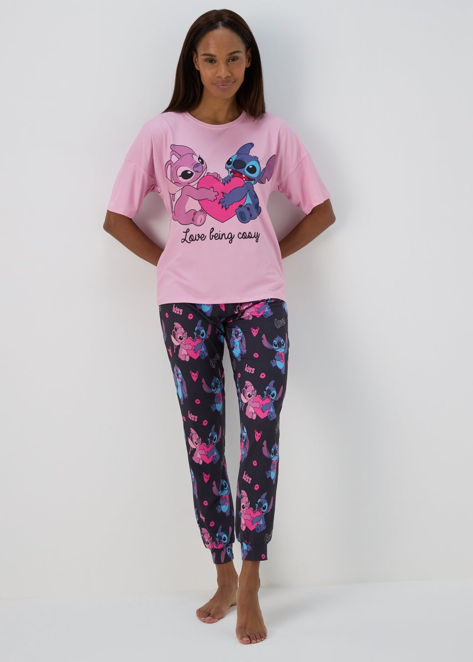 Disney Pink Lilo & Stitch Pyjama Set