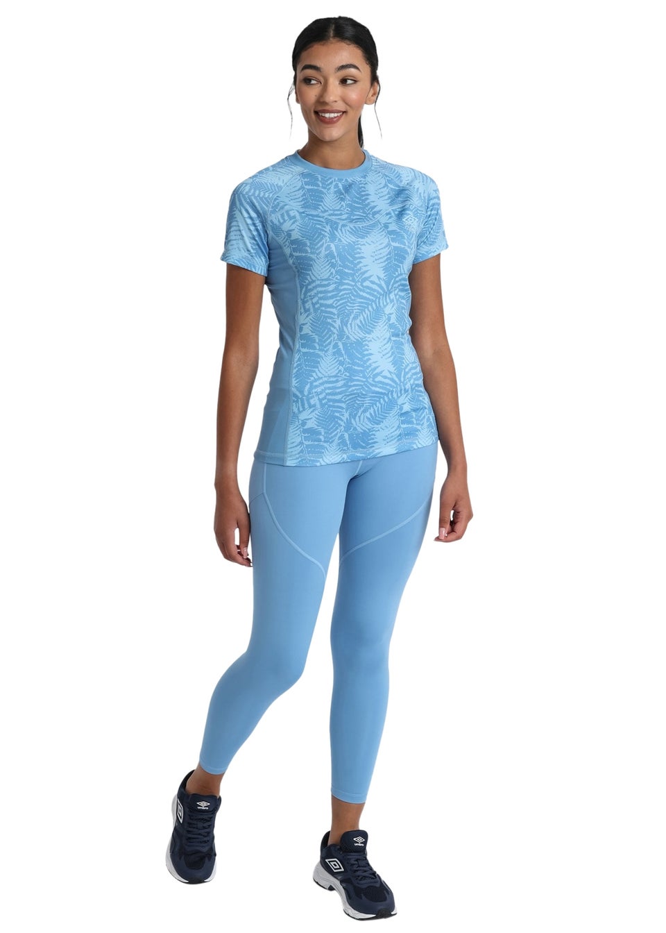 Umbro Sky Blue Pro Training Printed T-Shirt